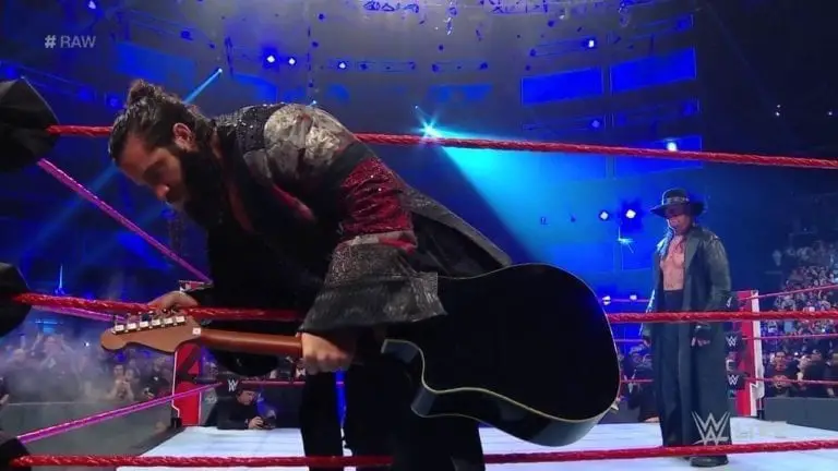 Undertaker interrupts Elias on RAW 8 April 2019 Episode