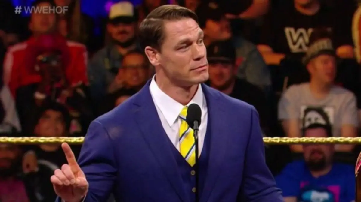 John Cena at WWE Hall of Fame Ceremony 2019