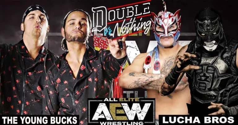 The Young Bucks vs the Lucha Bros AAA Tag Team Championship Match, The Young Bucks vs the Lucha Bros AEW Double or Nothing,