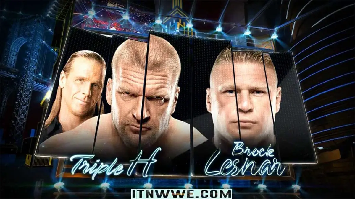 Brock Lesnar vs Triple H Wrestlemania 2013, Brock Lesnar vs Triple H Wrestlemania 29, Wrestlemania 29 match card