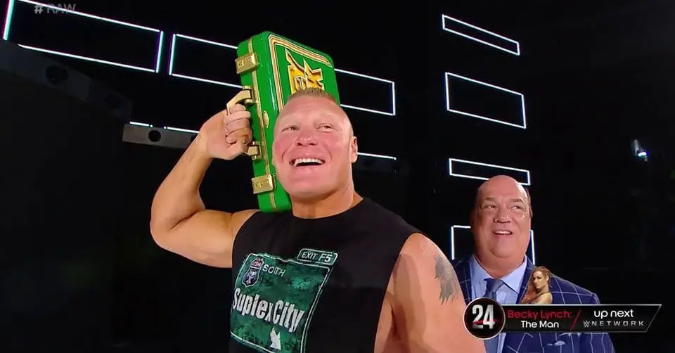 Brock Lesnar MITB Briefcase RAW 20 May 2019