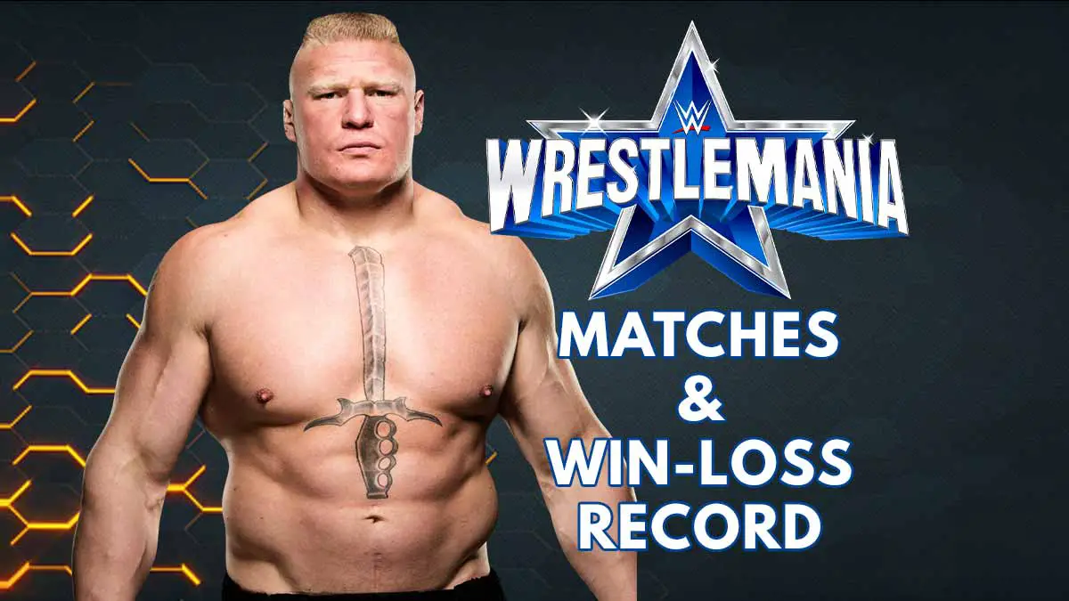 Brock Lesnar WWE WrestleMania Matches