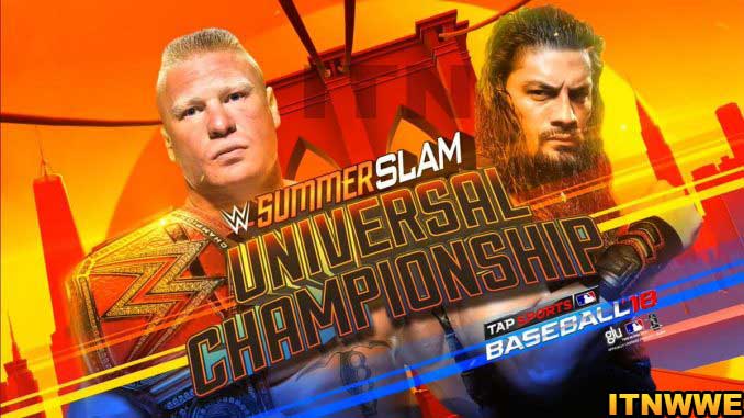 Brock Lesnar vs Roman Reigns Summerslam 2018, Summerslam 2018 Match Card