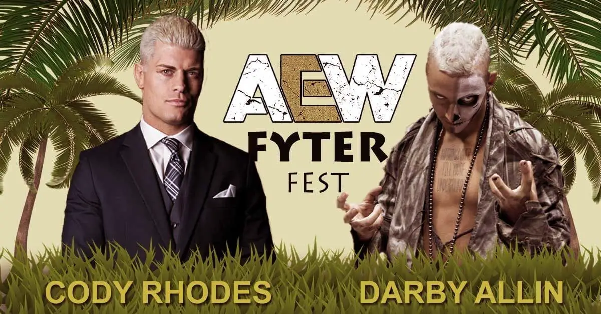 Cody Rhodes vs Darby Allin AEW Fyter Fest, Fyter Fest 2019