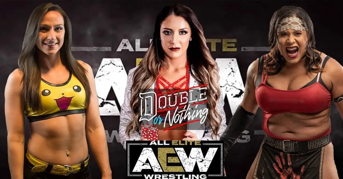 Dr. Britt Baker vs. Kylie Rae vs. Nyla Rose AEW Double or nothing