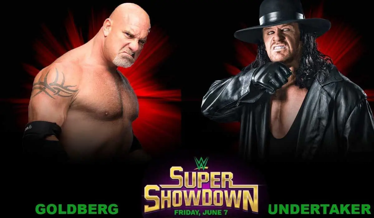 Goldberg vs The Undertaker Super ShowDown 2019