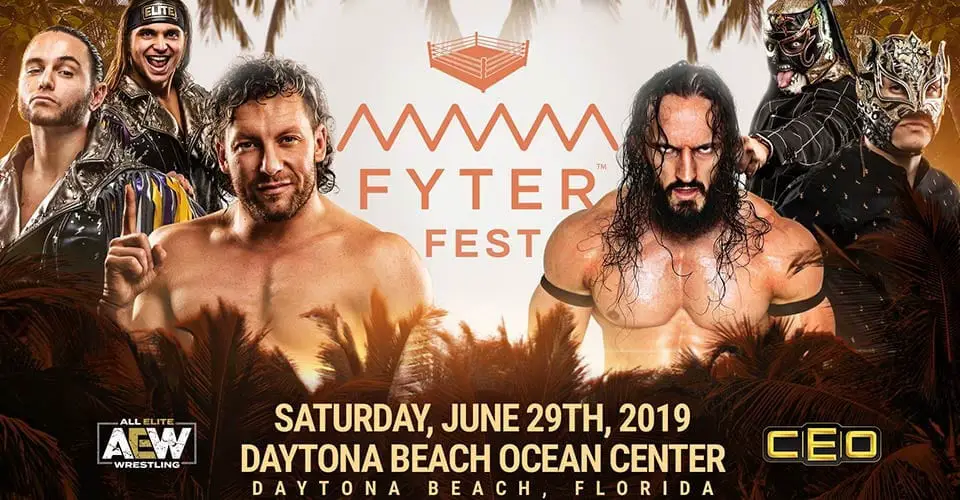 Kenny Omega Young Bucks vs PAC Lucha Bros Fyter Fest 2019