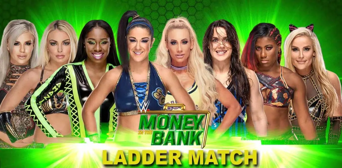 Money In The Bank 2019 Women's Ladder match 2019. Money In the Bank 2019 matches