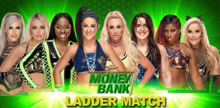 Money In The Bank 2019 Women's Ladder match 2019. Money In the Bank 2019 matches