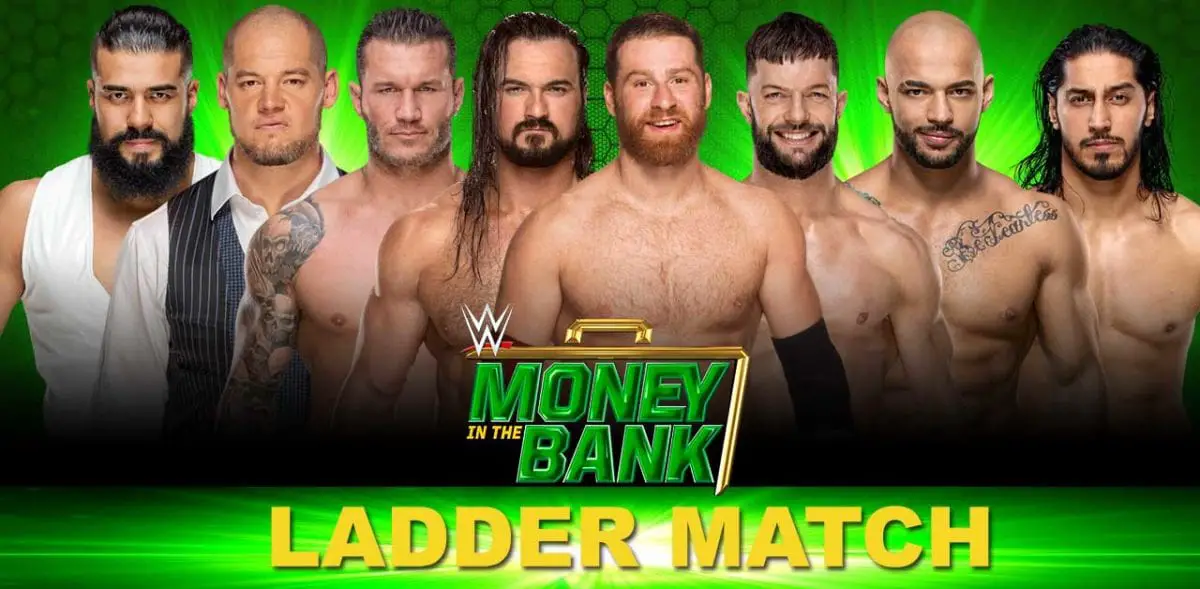 Money in the bank 2019 mens ladder match, Sami Zyan Money in the Bank 20192019