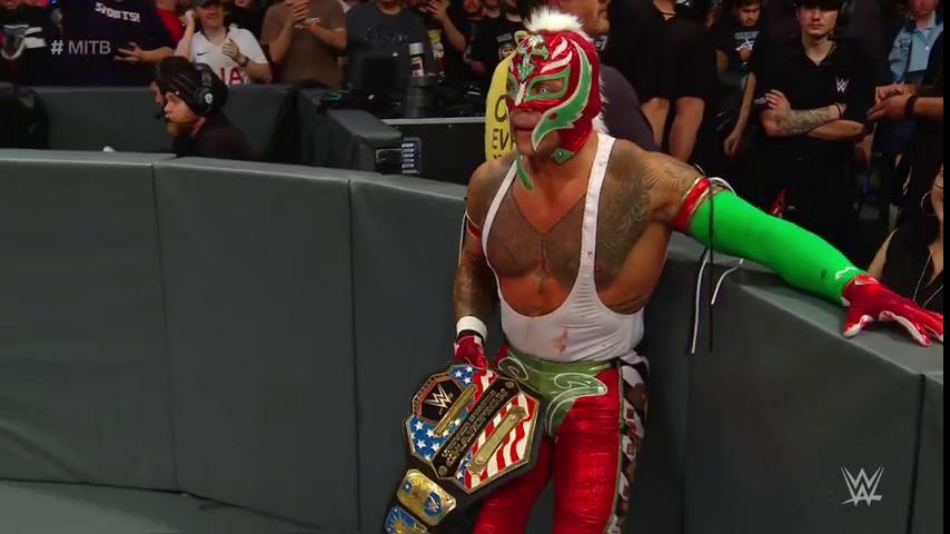 Rey Mysterio United state champion Money in the bank 2019, Rey mysterio Money in the bank 2019