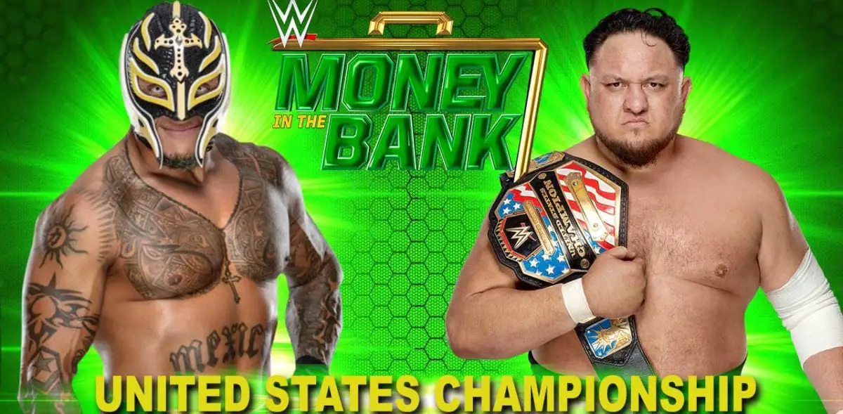 Samoa Joe vs Rey Mysterio United States Championship Money in the Bank 2019,