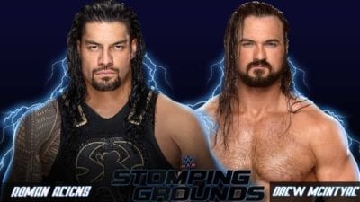 Roman Reigns vs Baron Corbin Stomping Grounds 2019, Stomping Grounds 2019 matches