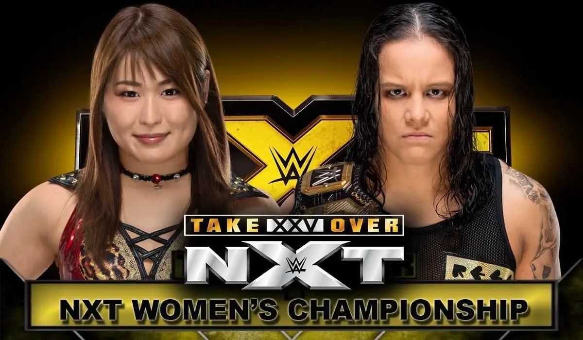 Shayna Baszler vs Io Shirai NXT Women's Championship NXT Takeover: Bridgeport