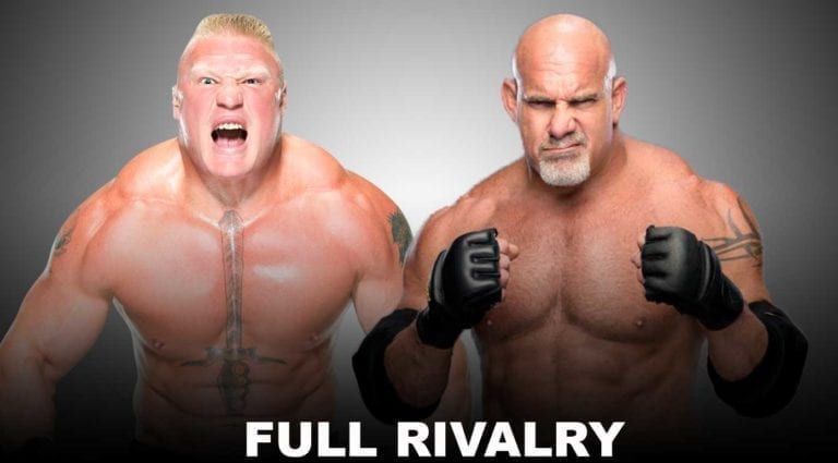 Brock Lesnar vs Goldberg Rivalry Storyline