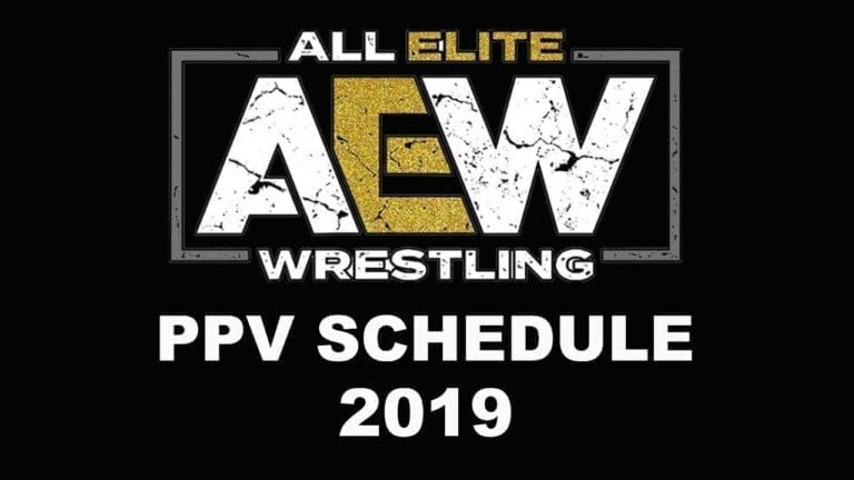 AEW PPV Schedule and list Other Shows  for 2019