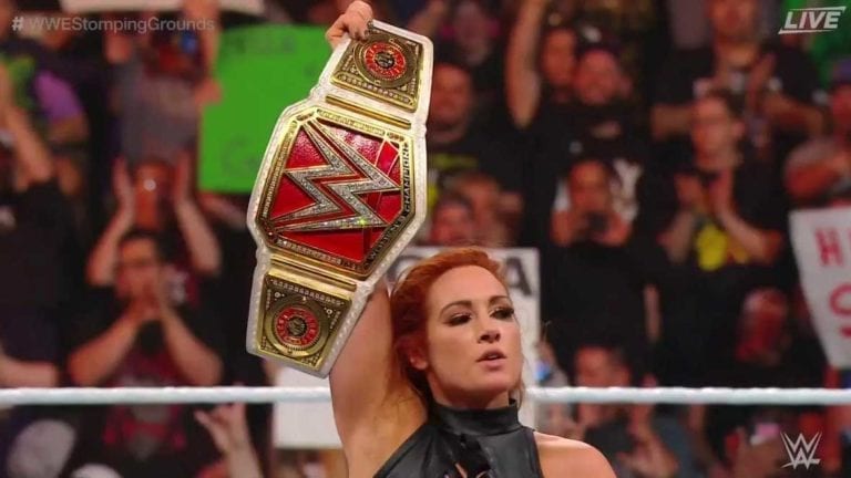 Becky Lynch Retains RAW Women’s Title at Stomping Grounds