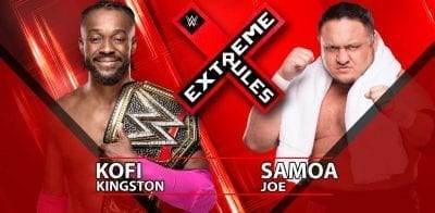 Kofi Kingston vs Samoa Joe WWE Championship Extreme Rules 2019