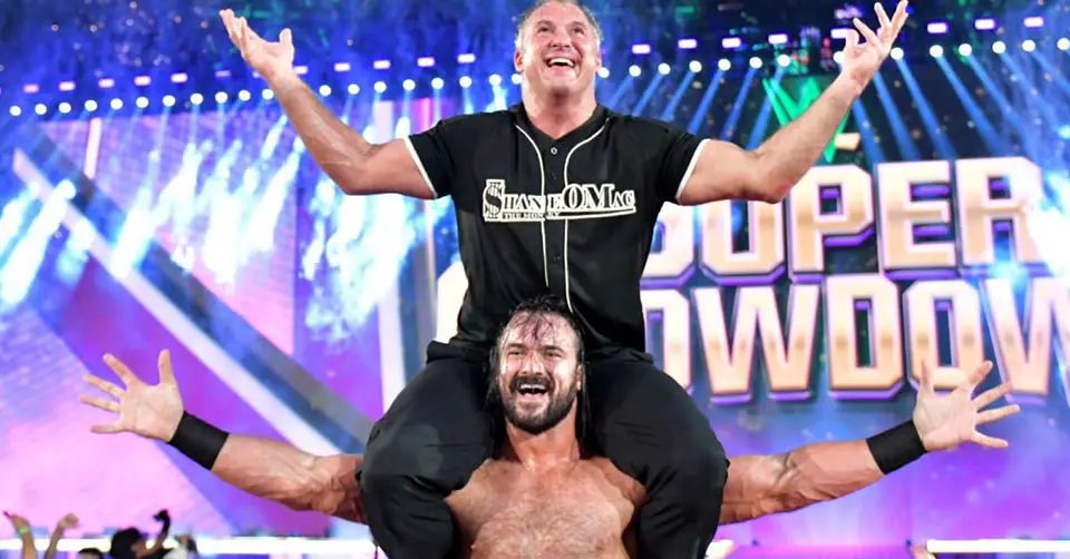 Shane McMahon and Drew McIntyre Super ShowDown 2019