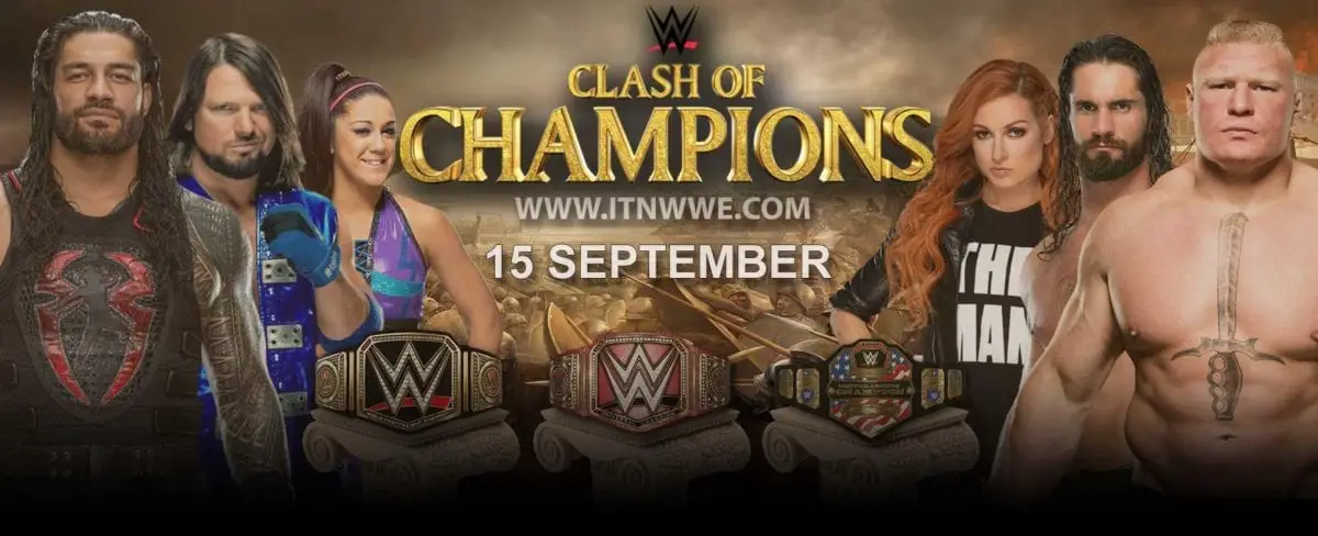 WWE Clash of Champion 2019 poster