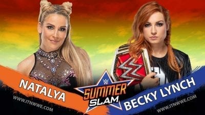 Becky Lynch vs Natalya Raw Women's Championship SummerSlam 2019