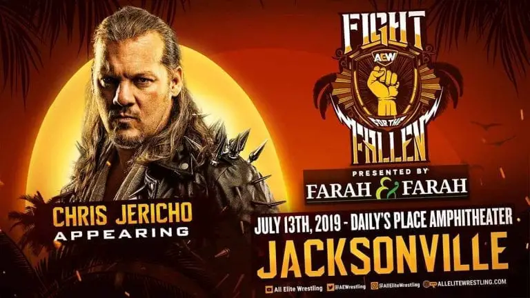 Chris Jericho Announced for Fight for the Fallen 2019