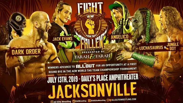 Dark Order to Debut in Triple Threat Tag Match at Fight for the Fallen 2019