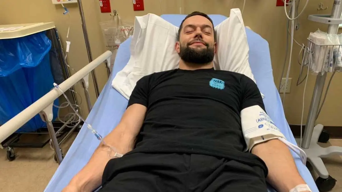 Finn Balor Hospital Photos