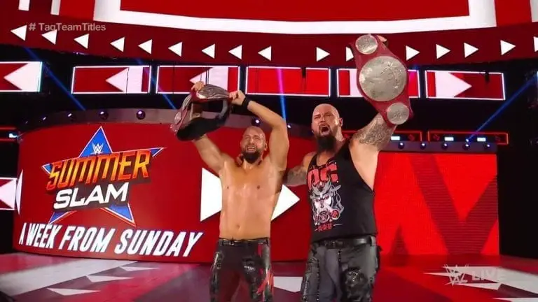 Gallows & Anderson Won RAW Tag Team Championship