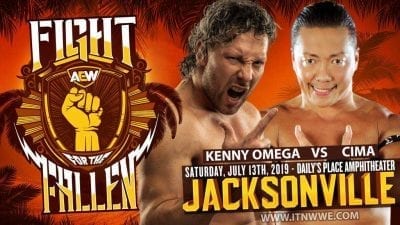 Kenny Omega vs CIMA AEW Fight for the Fallen 2019