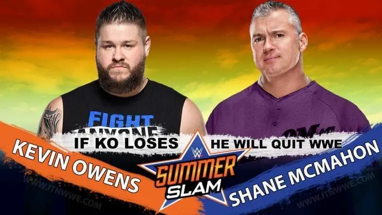 Kevin Owens vs Shane McMahon Fixed for SummerSlam 2019