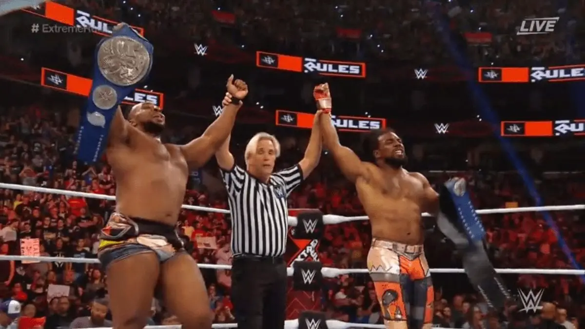 New Day SmackDown Tag Team Champion Extreme Rules 2019