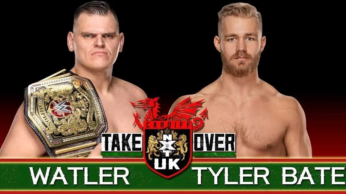 Walter vs Tyler Bate WWE United Kingdom Championship NXT UK Takeover cardiff 2019