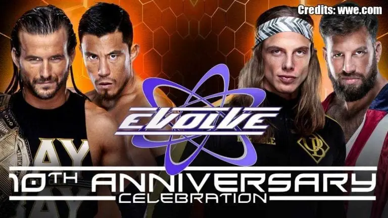 Evolve 131 Full Match Card Streaming on WWE Network