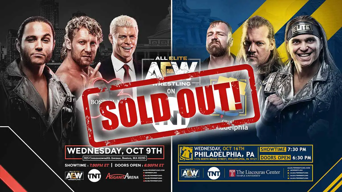 Tickets for AEW TV Show Episode 2 & 3 Sold Out in 1 Hour
