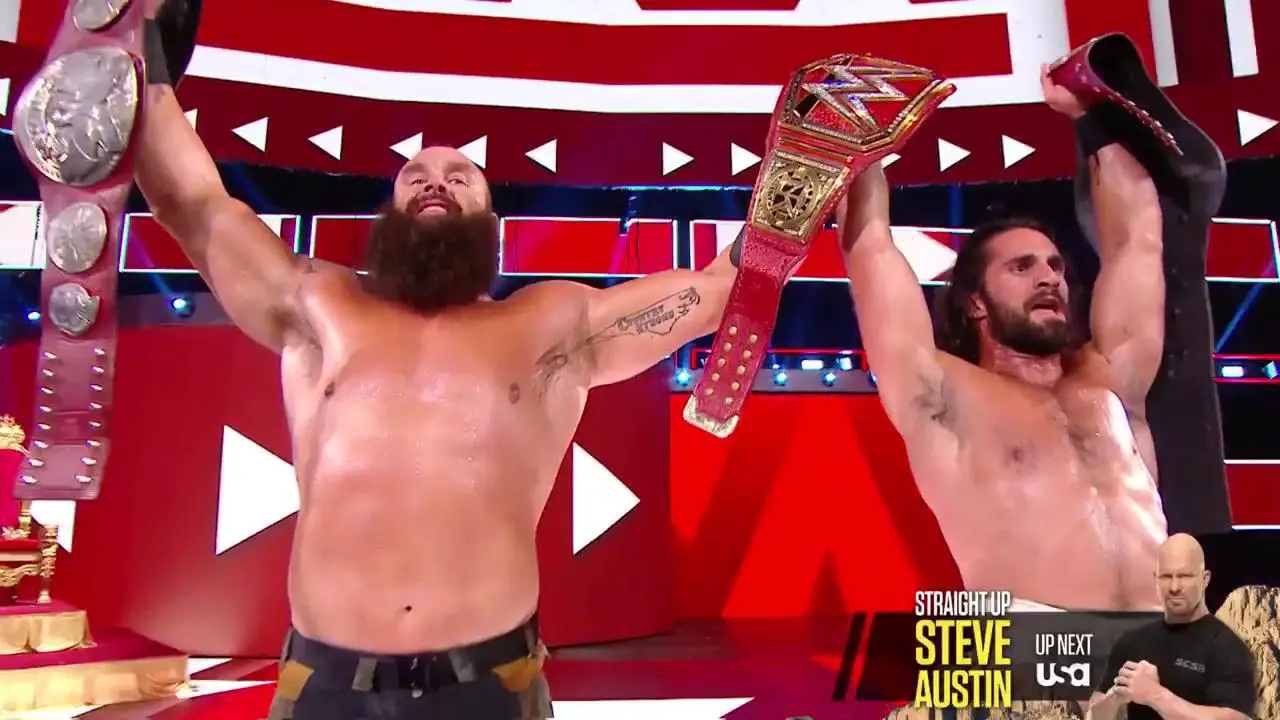Seth Rollins & Braun Strowman Become RAW Tag Team Champions