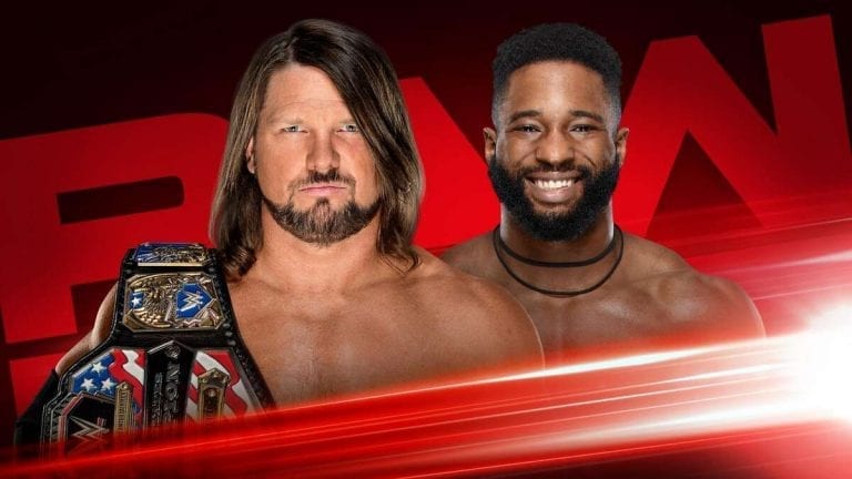 AJ Styles vs Cedric Alexander 30 Sept