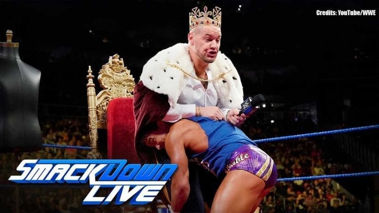Chad Gable Breaks Corbin Throne