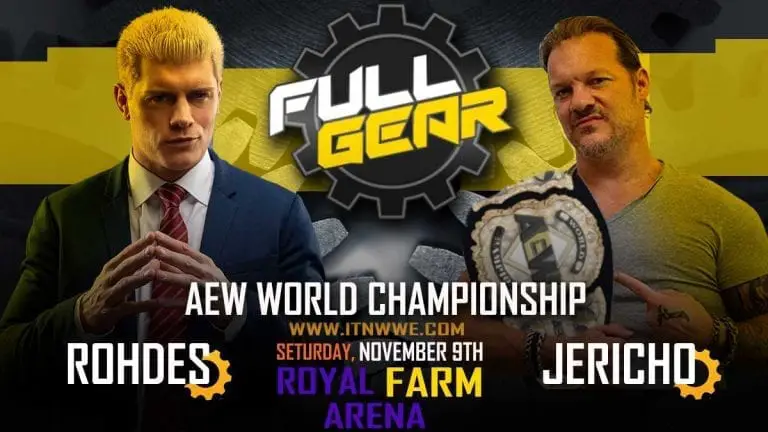 Cody Rhodes to Challenge Chris Jericho for AEW Title at Full Gear 2019