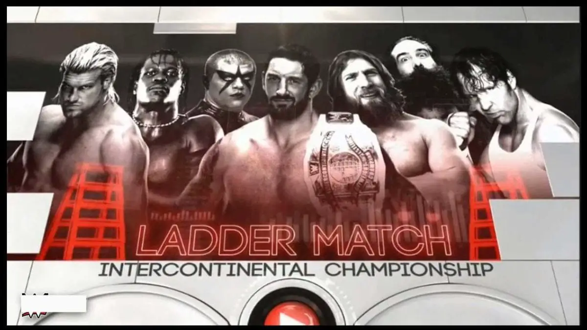 Dean Ambrose vs Wade Barrett(c) vs Daniel Bryan vs R Truth vs Luke Harper vs Dolph Ziggler vs Stardust  Wrestlemania 2015