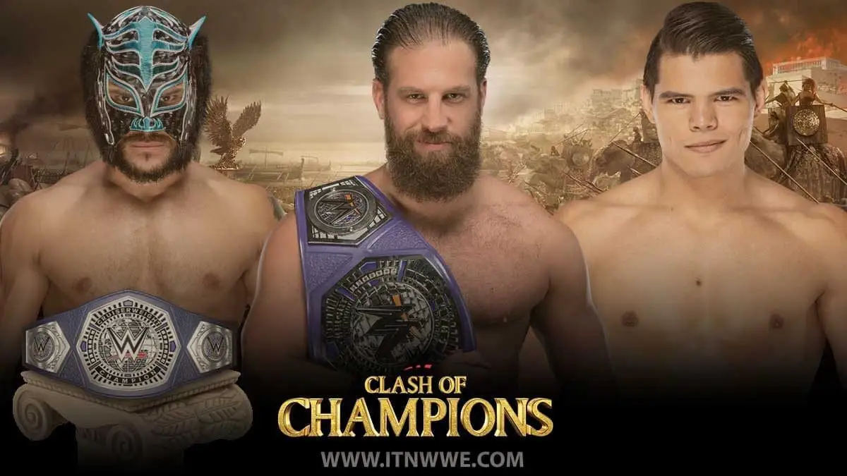 Drew Gulak vs Humberto Carrillo vs Lince Dorado Cruiserweight Championship WWE Clash Of Champions 2019