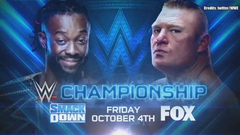 Kofi Kingston vs Brock Lesnar Announced for SmackDown Fox Premiere