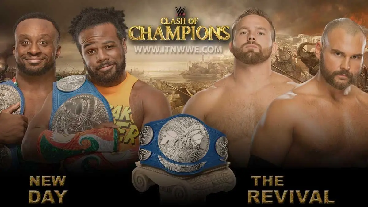 The New Day vs The Revival SmackDown Tag Team Championship WWE Clash Of Champions 2019