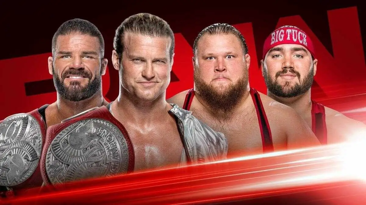 RAW Tag Team Championship Match 30 Sept 2019