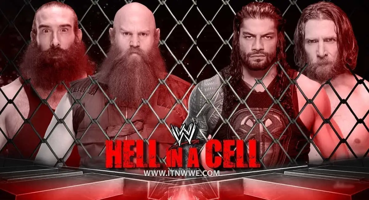 Roman Reigns & Daniel Bryan vs Erick Rowan & Luke Harper Hell In a Cell 2019