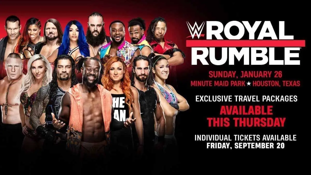 Royal Rumble 2020 Tickets Sales