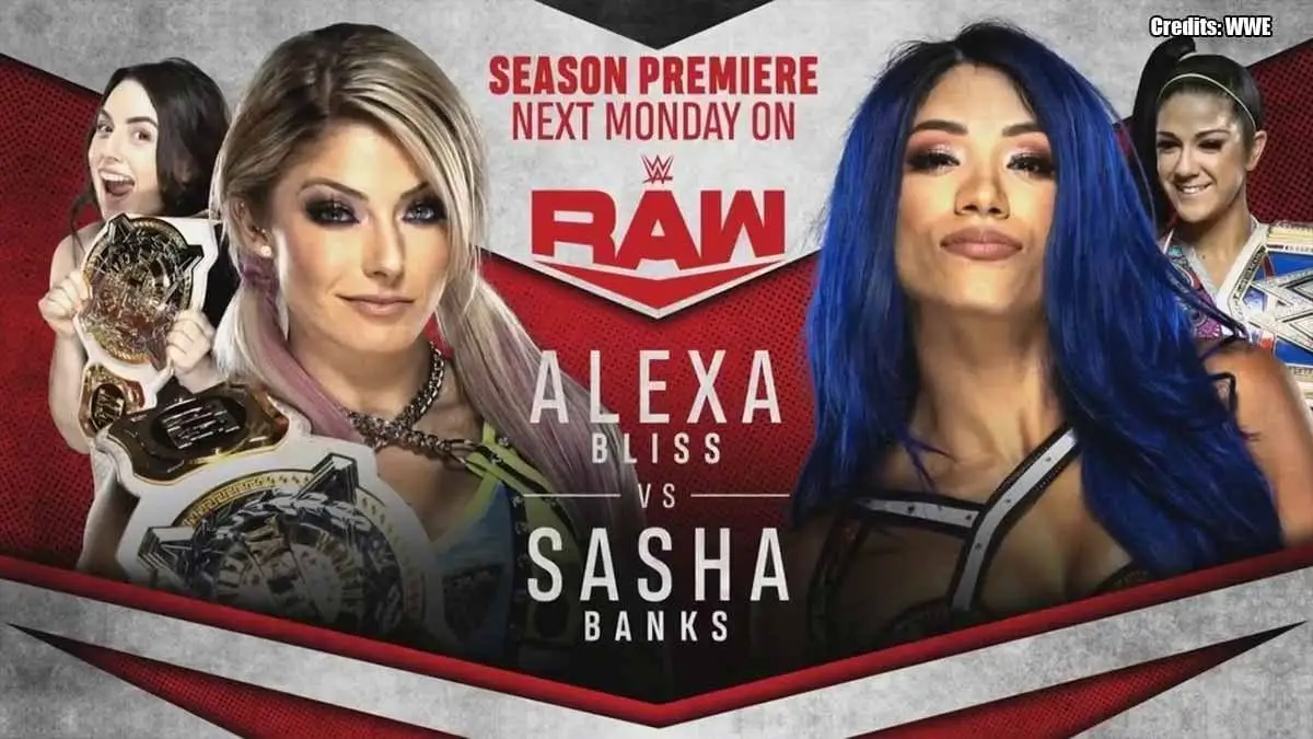 Sasha Banks vs Alexa Bliss RAW Season Premiere 30 September 2019