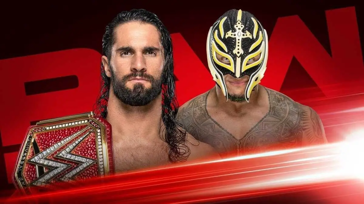 Seth Rollins vs Rey Mysterio-Universal championship