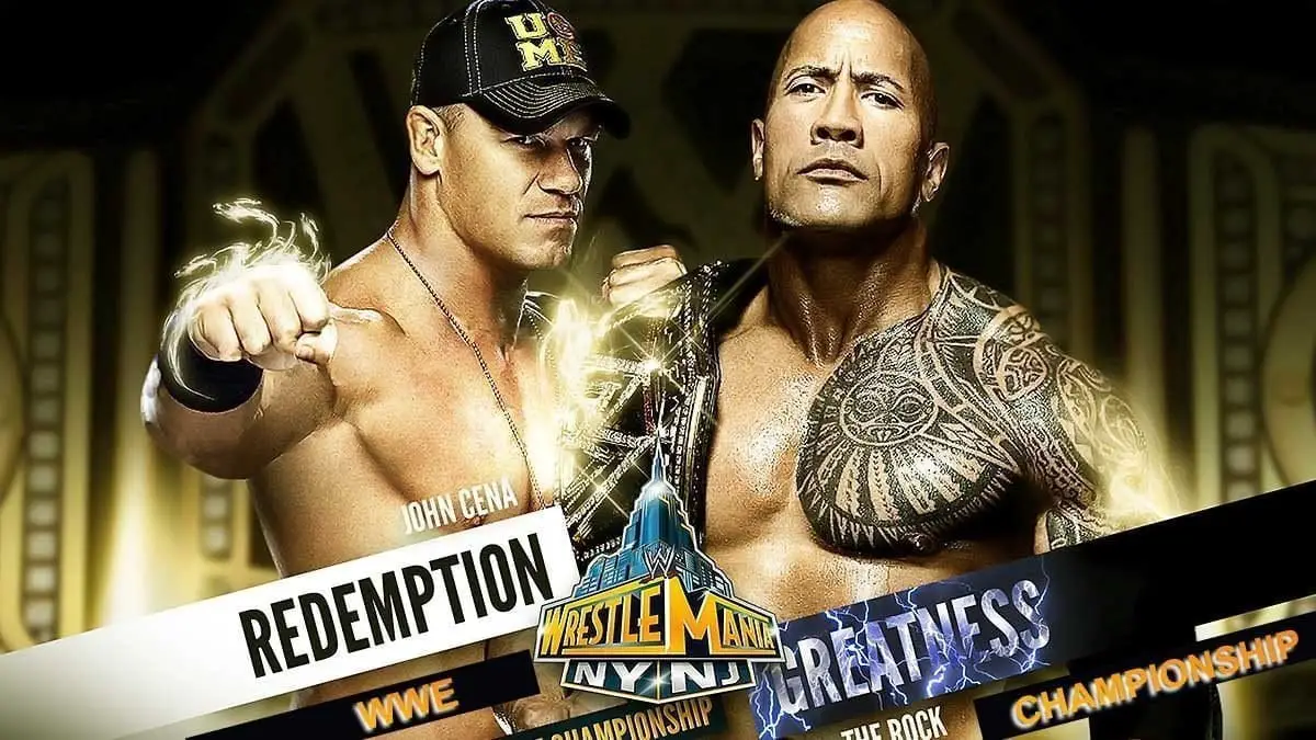 The Rock vs John Cena Wrestlemania 29 2013