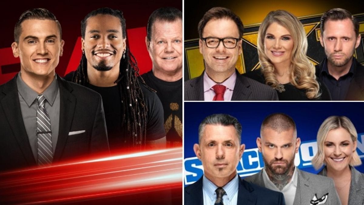 WWE Announced New Commentary Teams for RAW, SmackDown and NXT